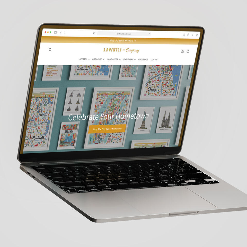 A. B. Newton and Company Shopify Site 2024